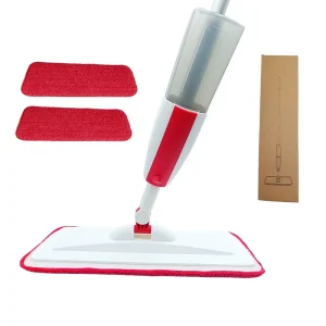 Microfiber Dust Mop with Sprayer 410ml Refillable Bottle 2 Replacement Pads Floor Cleaning Wet Spray Mop Spray Mop