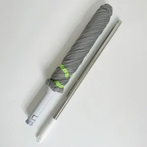 Microfiber Easy-Squeeze Hands-Free Self-Wringing Twist Mop Long Handle