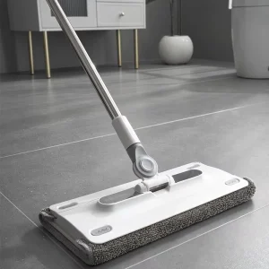 Microfiber Eco friendly Durable Replaceable Flat Clip Mop Stainless Steel For Household Dry Wet Cleaning Detachable Head Floors