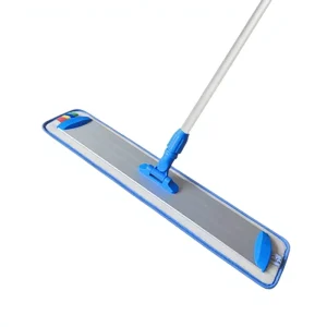 Microfiber Fabric Flat Mop Aluminum Handle Dry Wet Floor Cleaning for Hotel Hospital Commercial Marble Tile