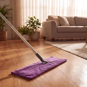 Microfiber Flat Mop Cloth 70 x 50 cm Thick Rectangular Clip-On Quick-Dry Towel