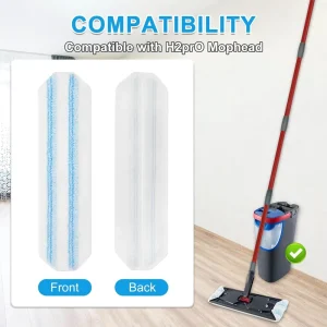 Microfiber Flat Mop Replacement Pads