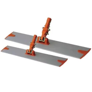 Microfiber Flat Mop with Aluminum Frame, 360 Degree Triangle Rotation, and Square Stick for Floor Cleaning