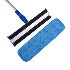 Microfiber Flat Mop with Mop Pad Aluminium Frame and Telescopic Handle
