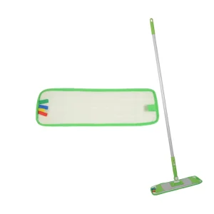 Microfiber Flat Mops with Telescopic Steel Poles Sturdy and Durable Quality Upgrade Mop
