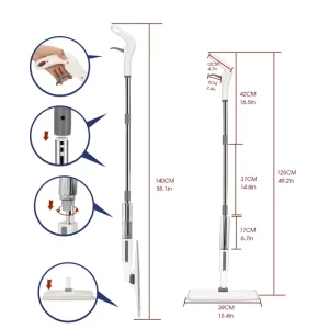 Microfiber Flat Spray Mop