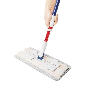 Microfiber Floor Cleaning Mop with Flexible Extension Pole for Walls, Floors, and Furniture