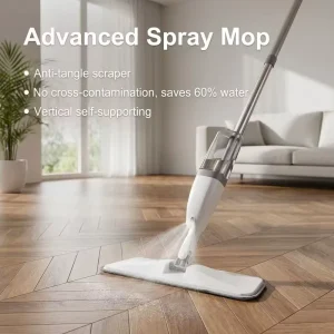 Microfiber Floor Spray Mop with Large Capacity Water Tank for Apartment Office and Commercial Use
