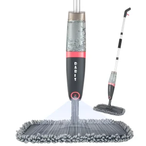 Microfiber Head Floor Cleaning Spray Mop with 360 Rotation and Bottle