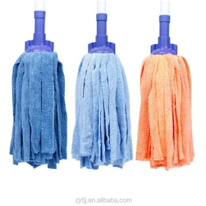 Microfiber Kitchen Round Mop Head With 1.2m Stainless Steel Stick