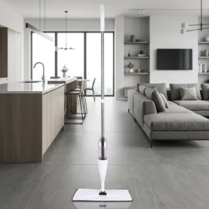 Microfiber Large Capacity Refillable Water Tank 360 Swivel Stainless Steel Wet Dry Household Spray Mop