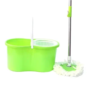 Microfiber Mop Bucket Set Steel Mop Sticks Floor Cleaning