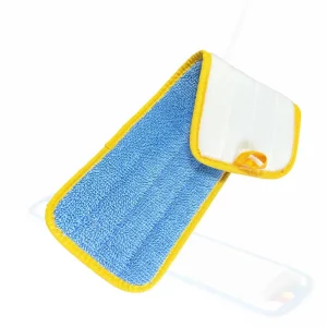 Microfiber Mop Cloth with Velcro Easy Install High Absorbent Floor Cleaning Mop Pad for Household Use OEM ODM Supported
