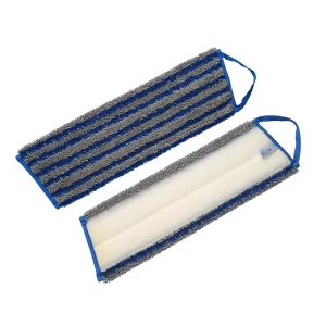 Microfiber Mop Pad for Hardwood Floor Cleaning Wet Industrial Mop Refill Head