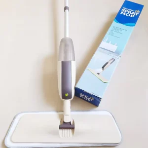Microfiber Mop with Refillable Spray Bottle and Washable Pads