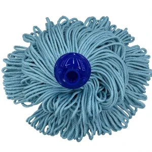 Microfiber Round Italian Thread Screw Loop End Mop Head