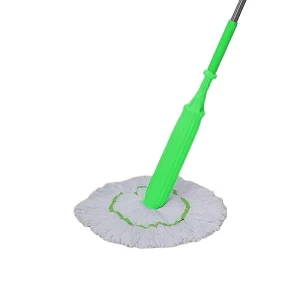 Microfiber Self Wringing Flat Mop Set Blended Yarn Head for Household Dust Cleaning Wash Floor Hands Free Squeeze Mop Bucket