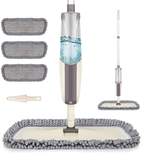 Microfiber Spray Mop With 410ML Refillable Bottle For Wet Dry Dust Floor Cleaning