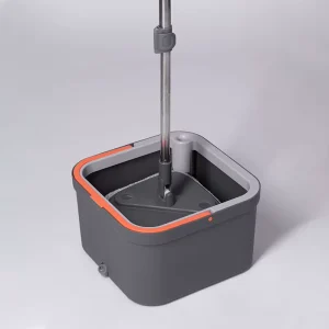 Microfiber Square Bucket Mop with Wet and Dry Separation and Spin Head