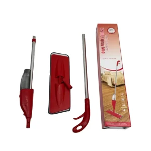 Microfiber Stainless Steel Rod Mop 40cm Water Spray Detachable Quick-Dry