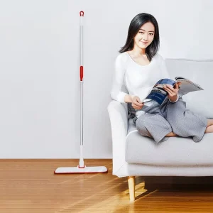 Microfiber Telescopic Aluminum Handle Swivel Head Thin Flat Floor Mop