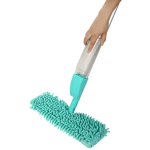Microfiber Water Spray Mop Washable Microfiber Spray Flat Mop for Floor Cleaning