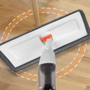 Microfiber Wet/Dry Portable Flat Spray Mop with Cleaning Cloth Mop Head for Household Use
