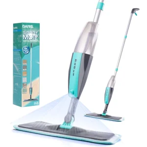 Microfiber Wet/Dry Water Spray Mop with 360-Degree Rotation for Floor Cleaning