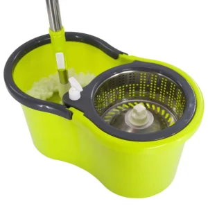 Microfiber Wet and Dry 360-Degree Rotating Flat Mop and Bucket Set