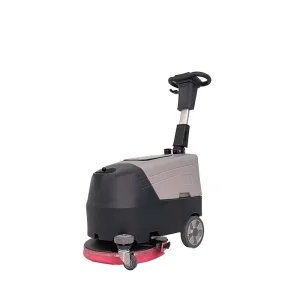 Mini Battery Power Tile Floor Scrubbing Walk Behind Portable Cleaning Scrubber Machine
