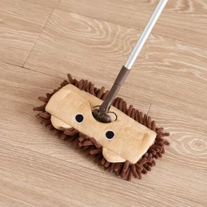 Mini Children’s Housekeeping Mop with 360-Degree Rotating Retractable Aluminum Rod
