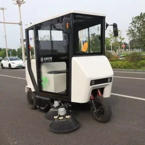 Mini Electric Snow Sweeper and Floor Road Brush Sweeper