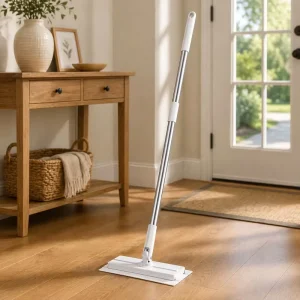 Mini Handheld Disposable Mop with 360-Degree Rotary Automatic Clip