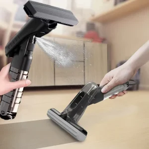 Mini Handheld Wet and Dry Spray Mop with Rubber Cotton Head