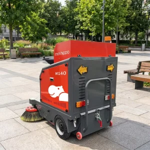 Mini Hippo Industrial Ride on Sweeper Factory Direct Electric Cleaning Machine for Factory and Warehouse Floors