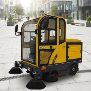 Mini Hippo M190A 1 48V Electric Cold Water Cleaning Outdoor Road Cleaning Truck New Condition Floor Vacuum Cleaner Sweeper