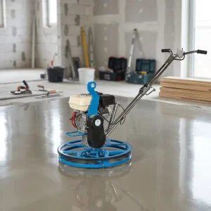 Mini Lightweight Ride-On Power Trowel Machine with Gasoline Engine Gearbox