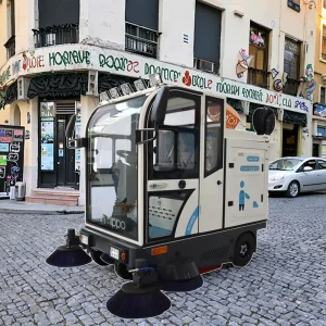 Mini M190B-2 Ride-On Battery-Powered Street and Floor Sweeper Vacuum Cleaner