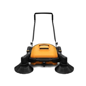 Mini Manual Cordless Walk-Behind Hand-Push Floor Sweeper for Garden Floors