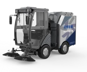 Mini Ride On Electric Sweeper Truck Outdoor Cleaning Machine Floor Use