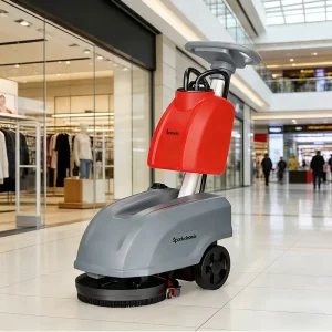 Mini Walk Behind Floor Scrubber Cleaning Machine Floor Scrubber Machine 17 Inch Auto Automatic Floor Scrubber Dryer