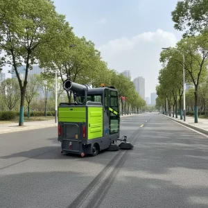 Model YX-G20B Electric Ride-On Self-Propelled Industrial Floor Sweeper