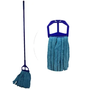 Mop with Metal Handle for Wet Floor Cleaning