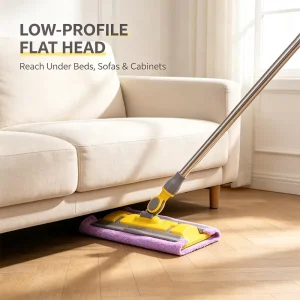 Mopa Para Pisos Telescopic Microfiber Cloth Flat Mop with Long Handle