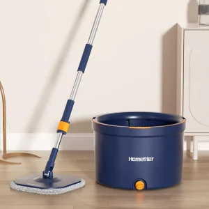 Mops Supplier 360-Degree Rotating Microfiber Mop Clean and Dirty Water Separation for Kitchen