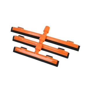 Multi-Color Plastic Floor Squeegee with EVA for House Cleaning
