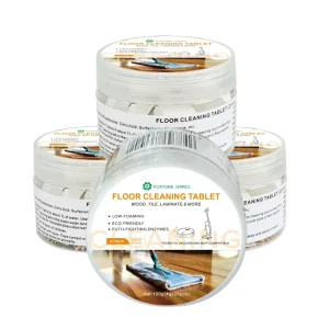 Multi-Effect Effervescent Cleaning Tablets for Bathroom and Floor