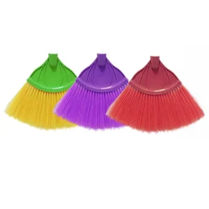 Multi-Function Colorful Plastic Floor Broom with Soft Bristles