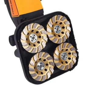 Multi-Function Dust-Free 110V 220V Concrete Polishing Machine Floor Grinder with 4 Discs
