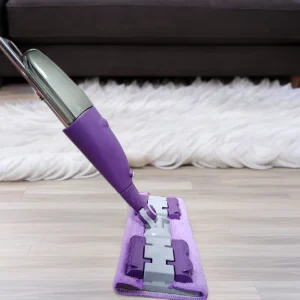 Multi-Function Mop with Water-Spraying and Cloth-Clip Functions